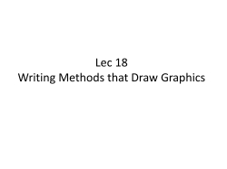 Drawing graphics