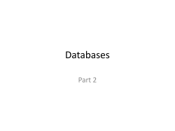 Databases