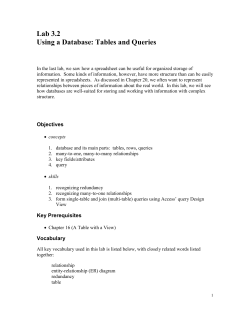 Lab3.2 for Access2007