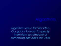 Lec 10 Algorithms