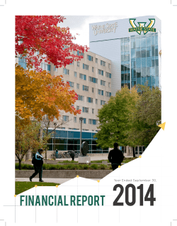 2014 Financial Report