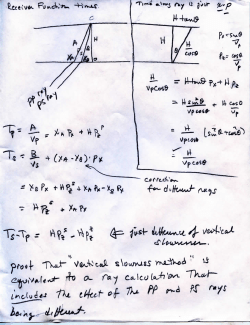 77. Equivalent ways of thinking about receiver function times