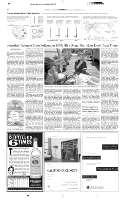 Tracing human history with Genetics