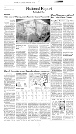 Reports reveal hurricanes' impact on human landscape