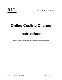 Online Assignment Cost Change Instructions