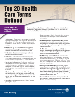 Top 20 Health Care Terms Defined
