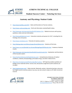 Anatomy and Physiology