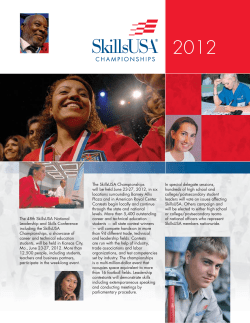SkillsUSA Informational Flier