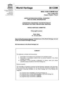 as well as by the International Union for Conservation of Nature.