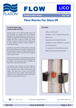 Platon Flow Alarms DS1120 1042 1043 L
