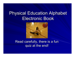 P.E. E-Alphabet Book