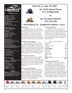 James Madison Game Notes