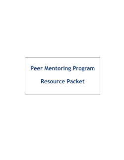 Mentoring Resource Packet