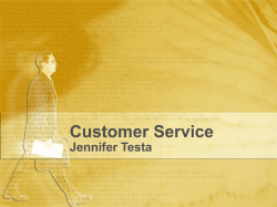 Customer Service