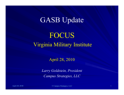 GASB Update
