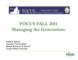 Managing the Generations