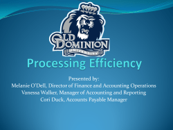 Processing Efficiency