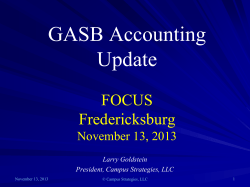 GASB Update