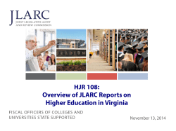 JLARC Update
