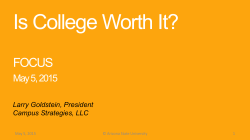 Is College Worth It?