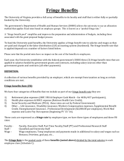 Fringe Benefits 17-Nov-2015