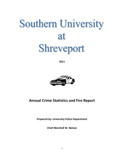 Annual Security and Fire Report