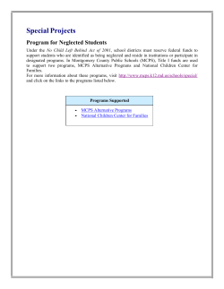 Program for Neglected Students