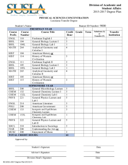 Physical Sciences