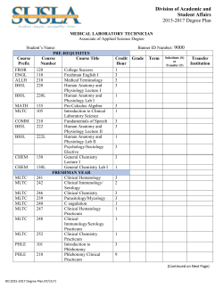Medical Lab Technician