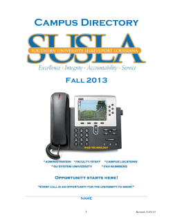 Complete Campus Directory