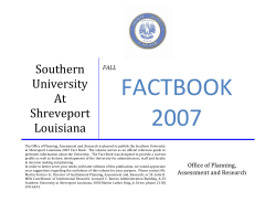 Institutional Fact Book - Fall 2007