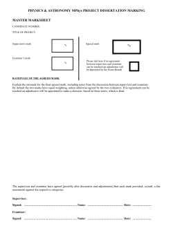 MPhys Final Year Projects supervisor [PDF 291.38KB]