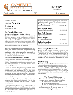 Bachelor of Science History Description and Requirements