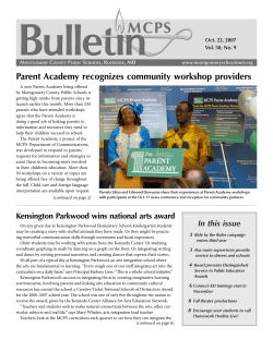 Click here to read the MCPS Bulletin October 22, 2007, page 8.&nbsp;