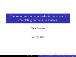 Latin Bitrades and Their Various Guises