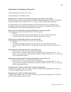nformation Technology Security Course Descriptions [PDF]