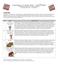 IS7 Syllabus 2016-2017