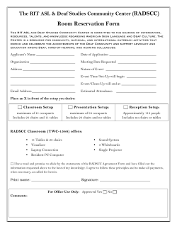Room Reservation Form