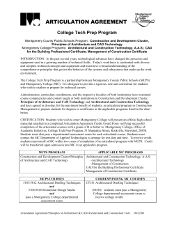 Principals of Architecture and CAD Technology - Articulation Agreement