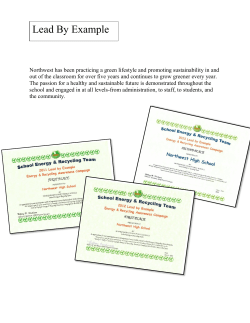 Lead by Example recognition