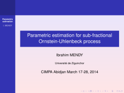 Parameter estimation problem for a sub-fractional Ornstein&ndash;Uhlenbeck process