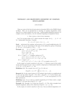 Anne Pichon's lecture notes p.I (lectures 1 2 )