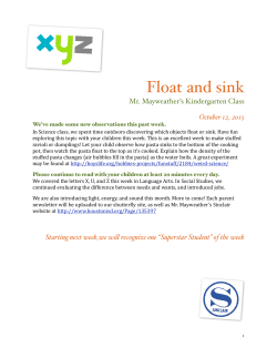 October 12 Parent Letter