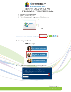 Update your CPSpulse remote/information (.pdf)