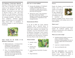 Habitat Restoration for the Checkerspot Butterfly