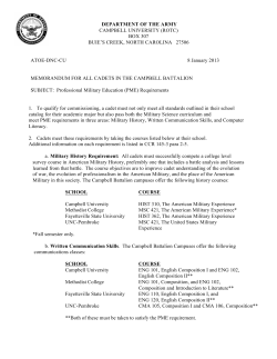 PME Requirements