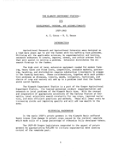 Development, Program and Accomplishments of 1937-63