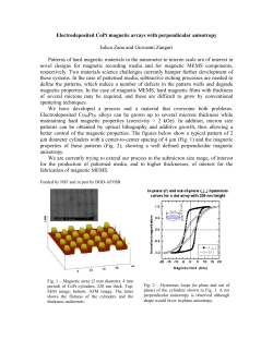 Electrodeposited CoPt magnetic arrays with perpendicular anisotropy