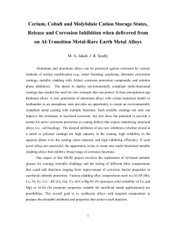 Cerium, Cobalt and Molybdate Cation Storage States, Release and Corrosion Inhibition when delivered from on Al-Transition Metal-Rare Earth Metal Alloys