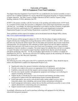2015-16 Equipment Trust Fund Guidelines